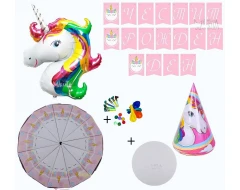 Комплект за украса на рожден ден в детската градина - Еднорог