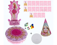 Комплект за украса на рожден ден в детската градина - Барби