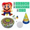 Комплект за рожден ден Super Mario с картонена торта и украса
