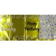 Парти покривка - Happy Birthday в златен цвят