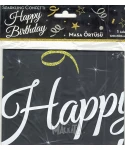 Луксозна парти покривка Happy Birthday Луксозна парти покривка Happy Birthday