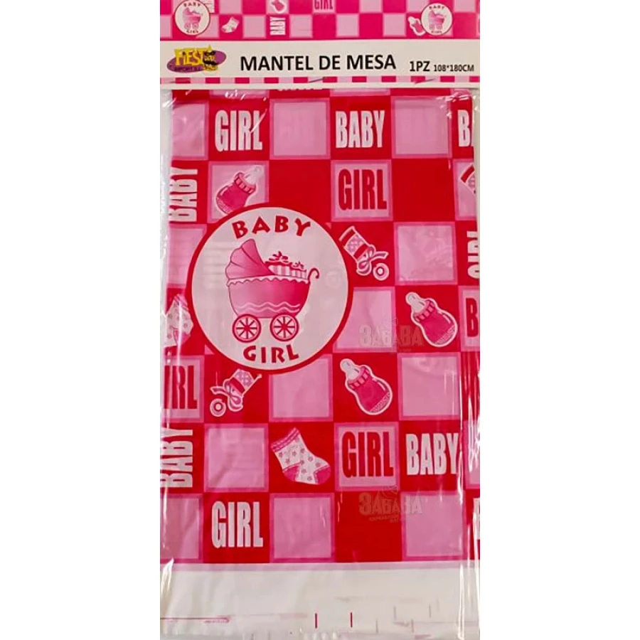 Парти покривка с надпис Baby Girl