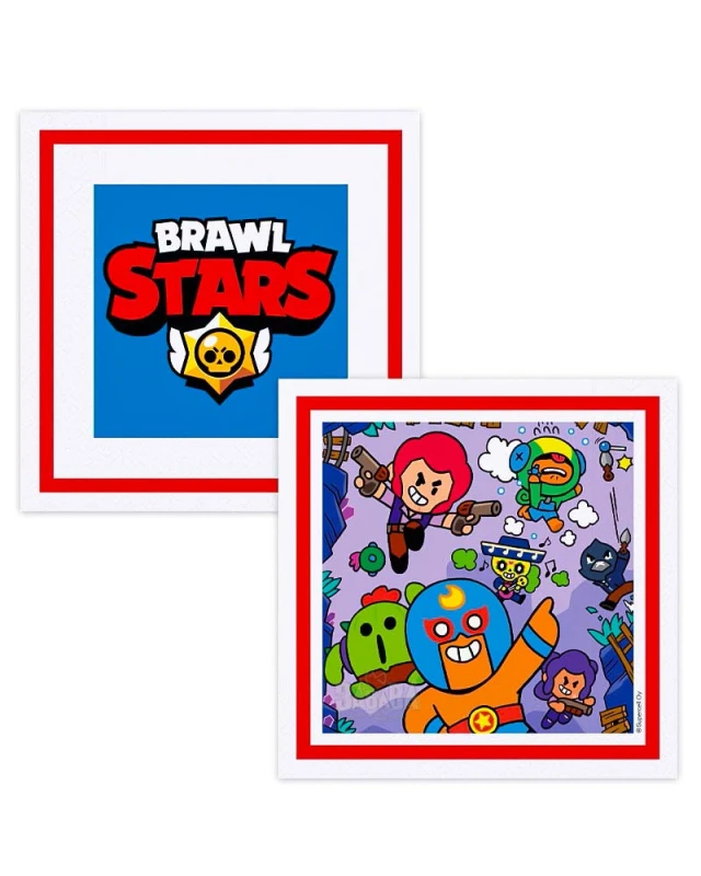 Парти салфетки - Brawl stars 16бр