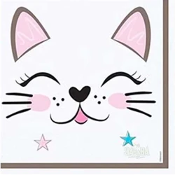 Парти салфетки - Коте 20бр