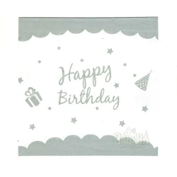 Парти салфетки - Happy Birthday 20бр