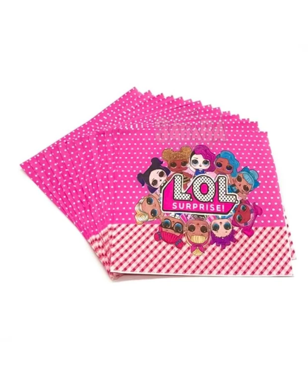 Парти салфетки - Lol Surprise 20бр