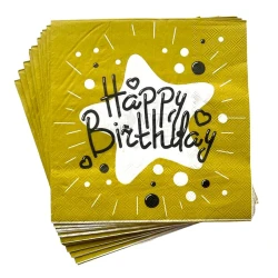 Парти салфетки - Happy Birthday 20бр