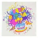 Парти салфетки Happy Birthday 20бр.