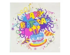 Парти салфетки Happy Birthday 20бр.