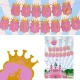 Парти банер Happy Birthday с коронки 56377-1