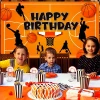 Банер Happy Birthday баскетбол текстилен 70x100 см