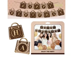 Парти украса - Банер Happy Birthday 56378