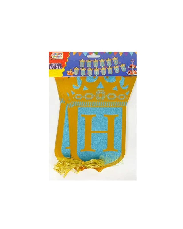 Парти банер Happi Birthday с коронки 56377-2