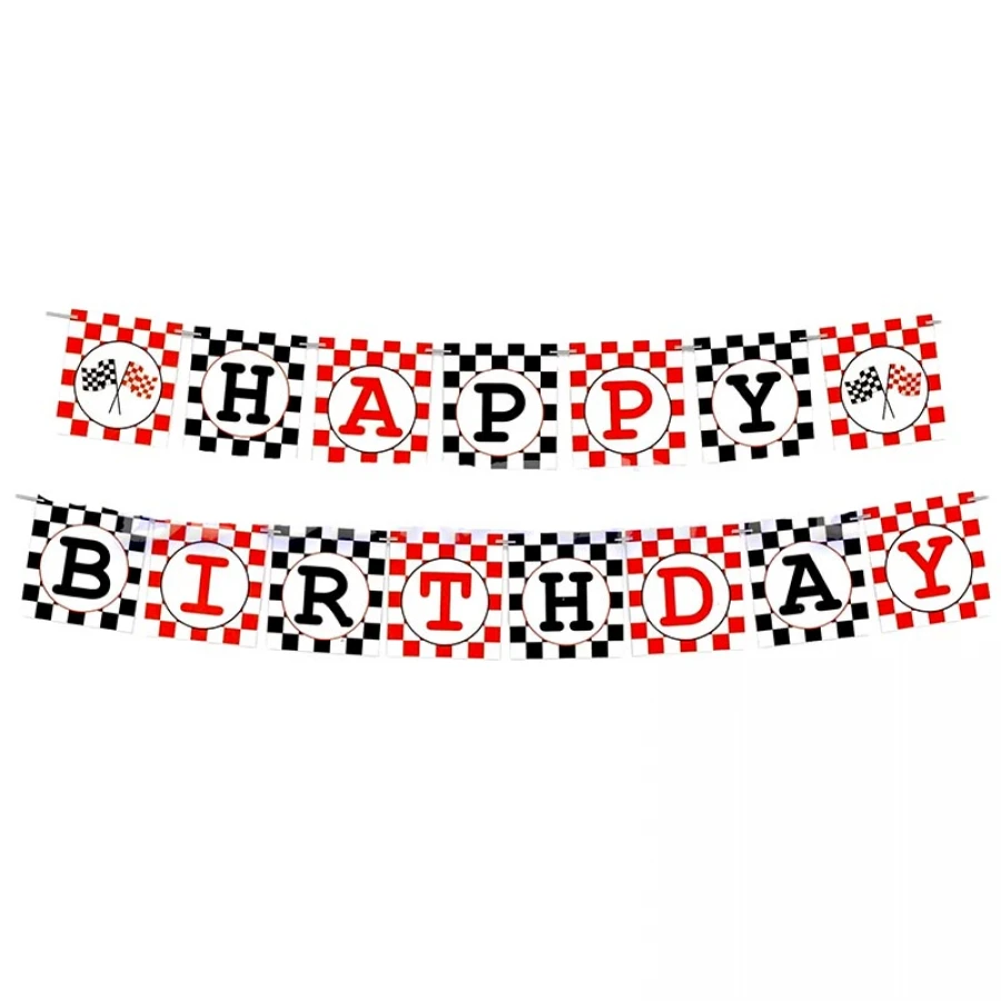 Банер Happy Birthday Формула 1 3 метра
