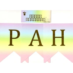 Парти украса - Цветен банер Happy Birthday