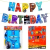 Банер Happy Birthday Маккуин Светкавицата 3 метра
