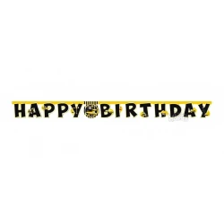 Парти украса - банер Happy Birthday Малък строител