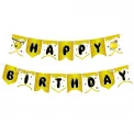 Парти банер „Happy Birthday“ – Пчелички
