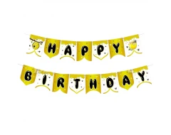 Парти банер „Happy Birthday“ – Пчелички