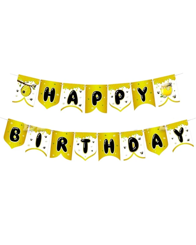 Банер Happy Birthday Пчелички 3 метра
