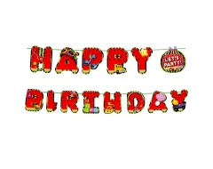 Парти банер „Happy Birthday“ – Плодчета