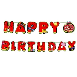 Парти банер „Happy Birthday“ – Плодчета