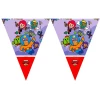 Премиум комплект за рожден ден Brawl Stars с банер, флагчета, фоторамка джойстик и фолиеви балони