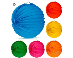 Парти украса - Цветнa хартиена топка 2264G