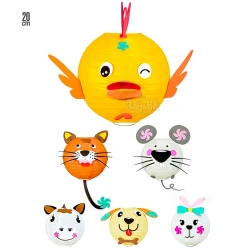 Парти украса - Хартиена розетка животни 95796