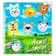 Парти украса - Хартиена розетка животни 95796