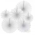 Декоративни розетки в бял цвят 6бр
