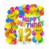 Комплект за арка от балони - Happy Birthday 122бр