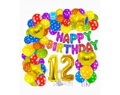 Комплект за арка от балони - Happy Birthday 122бр