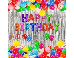 Комплект за арка от балони - Happy Birthday 118бр