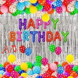 Комплект за арка от балони - Happy Birthday 118бр