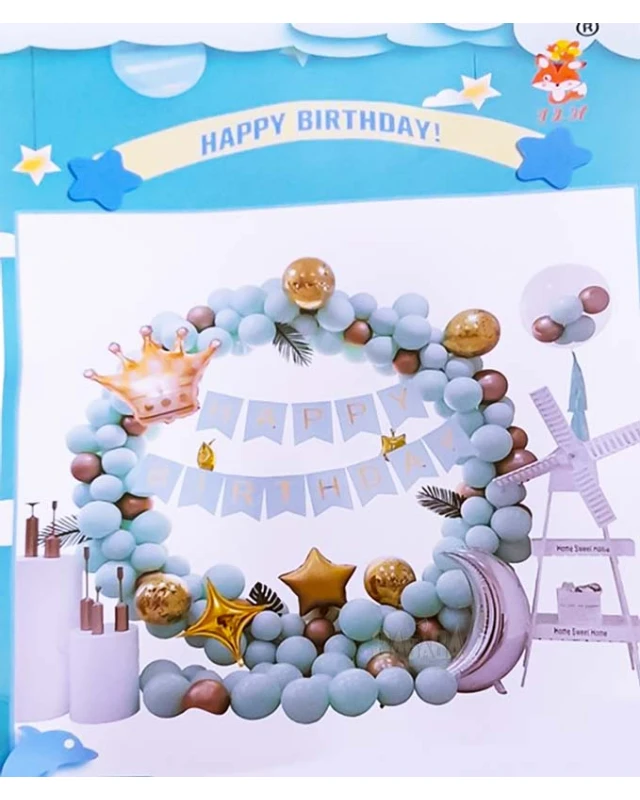 Комплект за арка от балони - Happy Birthday 115бр