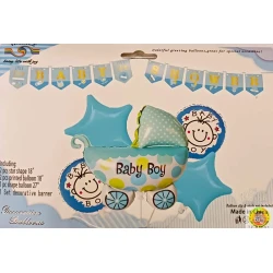 Парти сет от балони - Baby Shower в син цвят