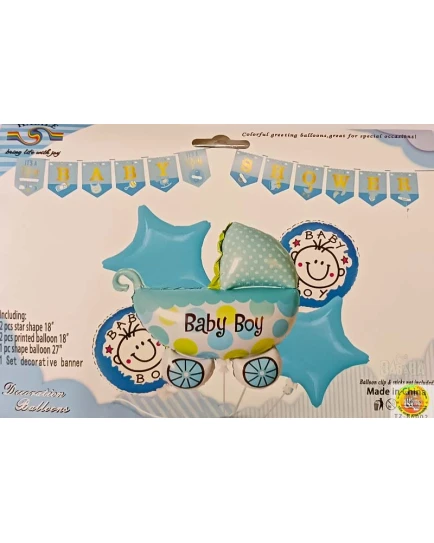 Парти сет от балони - Baby Shower в син цвят