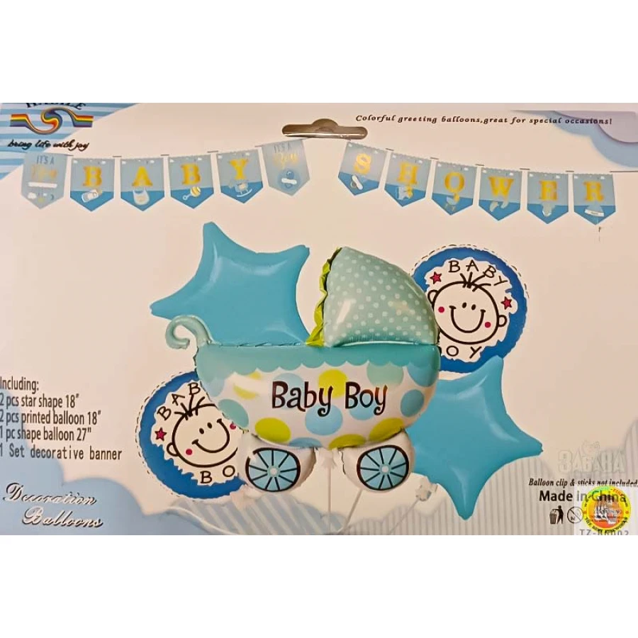 Парти сет от балони - Baby Shower в син цвят
