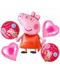 Парти сет от балони Peppa pig - Peppa 5бр