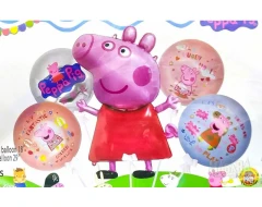 Парти сет от балони с Peppa Pig 5бр