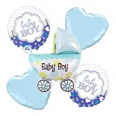 Парти сет от балони - Baby Boy 5бр 55308-2