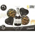 Парти сет от балони - Happy Birthday 5бр