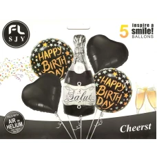 Парти сет от балони - Happy Birthday 5бр
