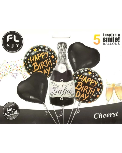 Парти сет от балони - Happy Birthday 5бр