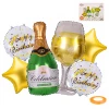 Парти сет от балони - Happy Birthday 6бр 54862