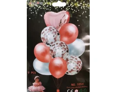 Парти сет от балони 9бр 14184C