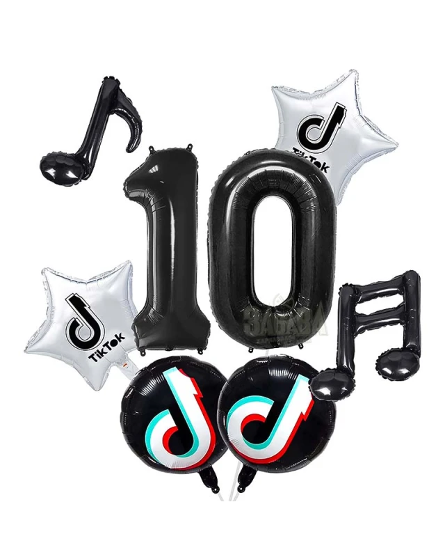 Парти сет за тематично парти - Tik Tok 8бр