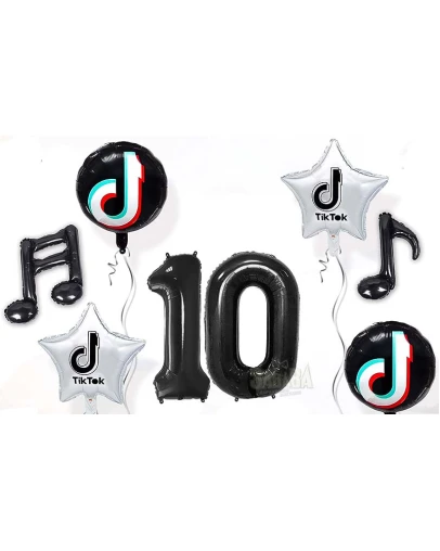 Парти сет за тематично парти - Tik Tok 8бр