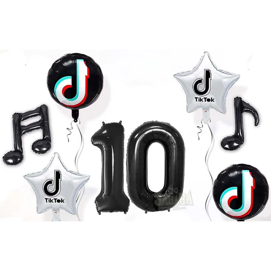 Парти сет за тематично парти - Tik Tok 8бр